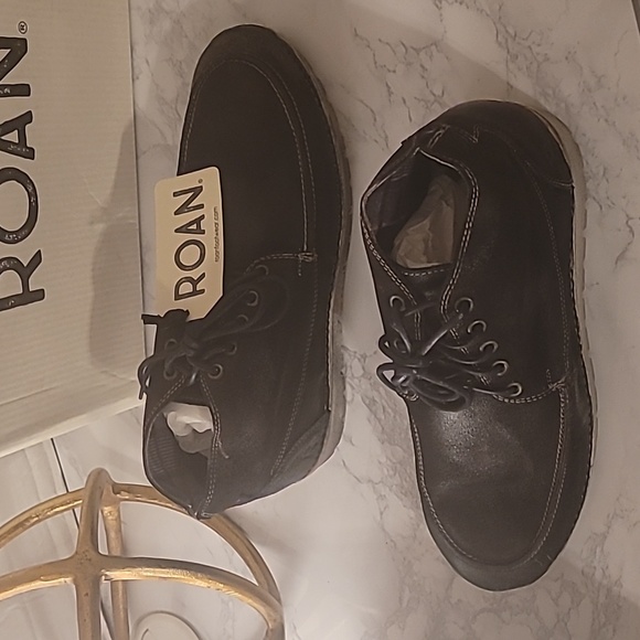 ROAN BY BEDSTU TOBIAS MEN'S BLACK LEATHER BOOTS SZ 9.5 - Picture 14 of 15